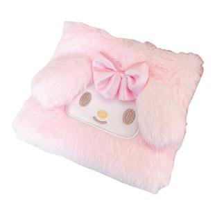 可爱毛绒姨妈巾收纳包少女便携学生大容量装卫生棉巾袋子月事小包