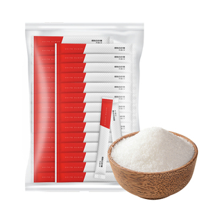 红棉白砂糖100条咖啡糖包独立小包装咖啡伴侣调糖精制白糖细砂糖