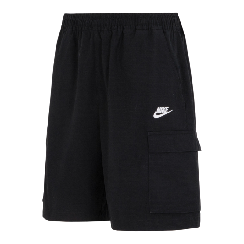Nike耐克男裤2025夏季款宽松纯棉运动休闲工装五分短裤FB1247-010