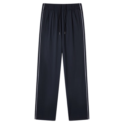 冰丝校服裤子藏青色三条杠男女生