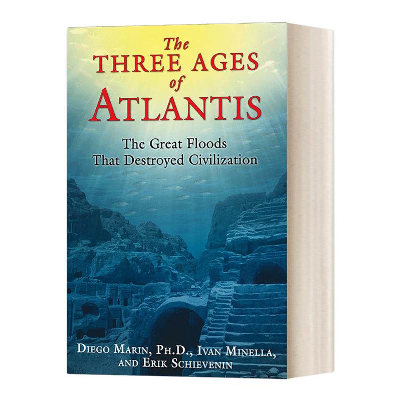 英文原版 The Three Ages of Atlantis 亚特兰蒂斯的三个时代 毁灭文明的大洪水 Diego Marin 英文版 进口英语原版书籍