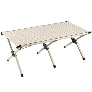 北山狼户外折叠桌露营野炊滑轨蛋卷桌野餐桌椅轻量便携式装备全套