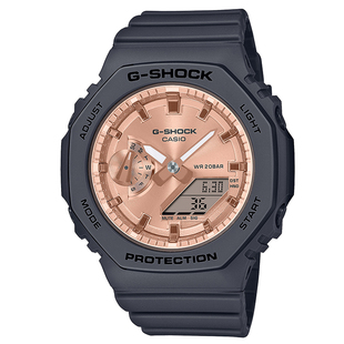 卡西欧手表女款GSHOCK新品农家八角橡树防水运动电子表GMAS2100MD