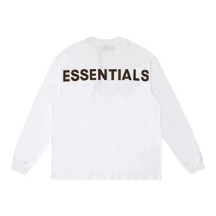 阿伦777 Fear Of God FOG Essentials 19FW反光3M字母长袖T恤男