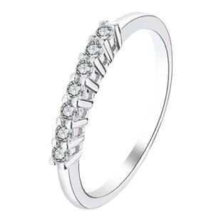 戒指正品D色莫桑石女时尚钻戒个性设计925银情侣戒指求婚结婚首饰