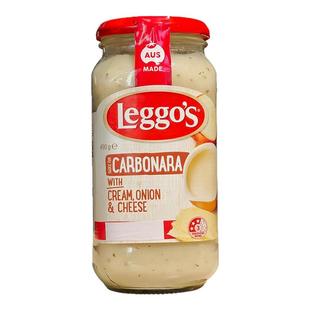 立格仕意大利面卡邦尼酱洋葱味奶油意面酱家用西餐意粉意面白酱