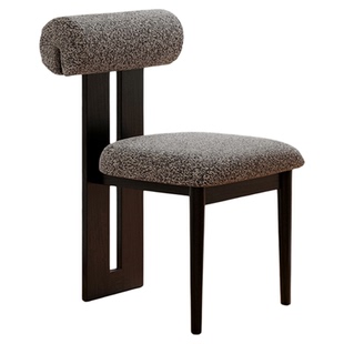 法式轻奢复古餐椅岛台家用客厅休闲椅化妆靠背椅软包网红餐厅椅子