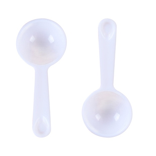 量勺/塑料汤羹/白色调羹/汤羹/调羹/药材勺/一次性勺子小勺子塑料