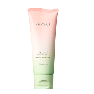 小猪姐姐!KIMTRUE且初洗面奶土豆泥质地无花果温和清洁控油洁面乳