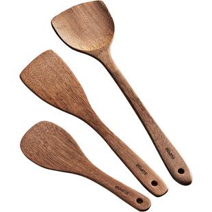 苏泊尔鸡翅木铲子不粘锅专用木锅铲木质家用炒菜铲子勺耐高温厨具