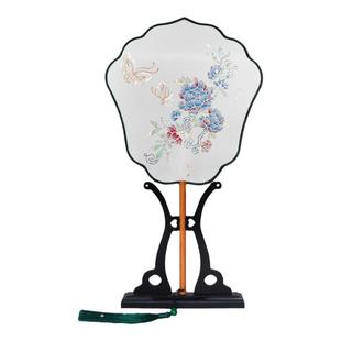 锦贝传说螺钿团扇中国风古代汉服旗袍舞蹈扇古风圆扇贝壳工艺品