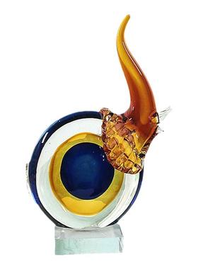 轻奢风新款手工琉璃打折吉祥摆件