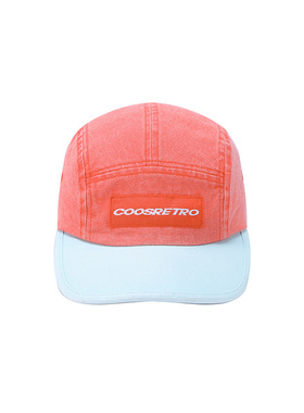 CoosRetro 美式复古水洗做旧拼色棒球帽男女街头潮牌软顶鸭舌帽子