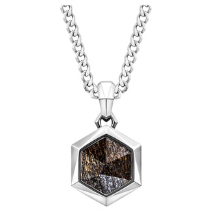 AWNL高卿尘同款维京勇者之盾古铜辉石项链男新年礼物送礼