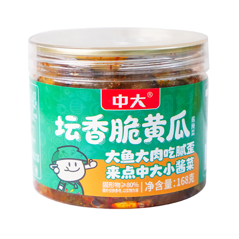 中大坛香酸辣黄瓜168g下饭菜