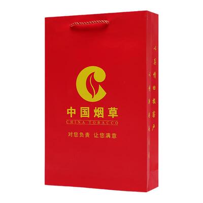 红色新款中华礼品袋牛皮纸