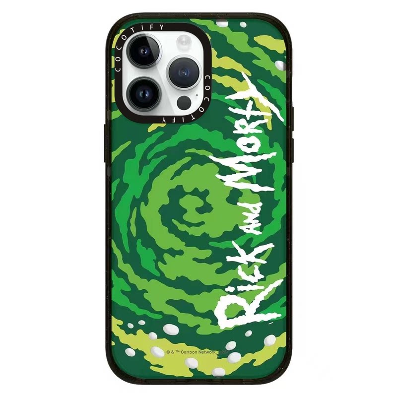 C家 联名Rick and Morty瑞克和莫蒂Magsafe磁吸苹果17pro适用iPhone18promax手机壳潮