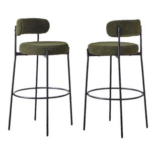 高脚吧台椅家用靠背吧椅设计师款岛台餐椅酒吧椅吧台凳子法式中古