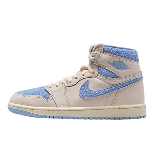 JORDAN耐克女鞋高帮AJ1复刻休闲鞋平底缓震运动球鞋FD2596-102