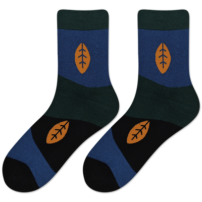 UPMORN卡通男生纯棉个性中筒袜潮