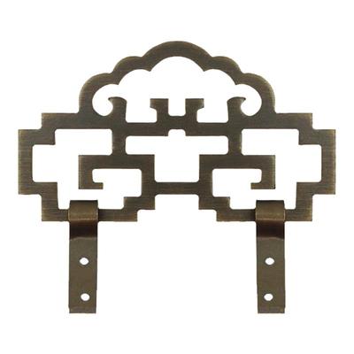 万力牌匾字画挂钩纯铜仿古挂勾