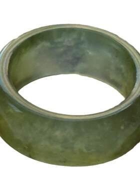 天然珠宝玉石玉器精品岫玉戒指小