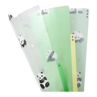 日本midori 3层PP文件夹L夹办公文件学习资料收纳夹多层插页可爱层叠图案资料夹ins风文具屋大赏清新可爱