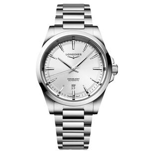 新款浪琴Longines康卡斯手表 自动机械钢带运动男表L3.830.4.92.6