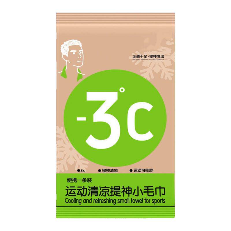 薄荷冰感降温防暑湿巾