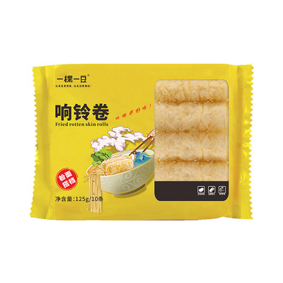 一稞一豆响铃卷商用批串串冒菜麻辣烫螺蛳粉火锅菜品食材发炸腐皮