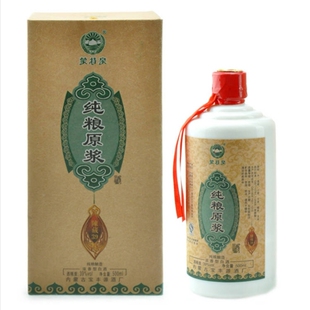 【品牌直供】蒙特泉纯粮原浆浓香型低度白酒39度礼盒500ML*6瓶/箱