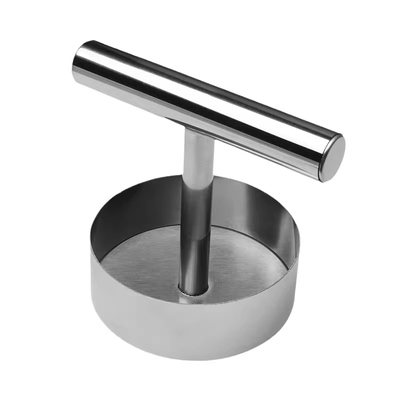 不锈钢手压圆形压饼器家用