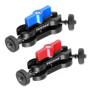 飞超 适用大疆Action 5 Pro万向小怪手1/4魔术臂相机监视器支架