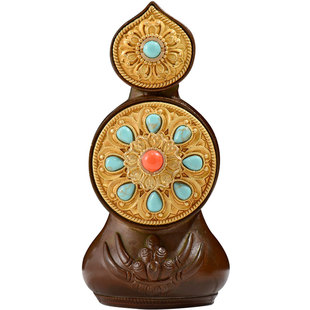 慧宝西现代用品供具客厅佛前供花莲花 铜八供朵玛食子 酥油花