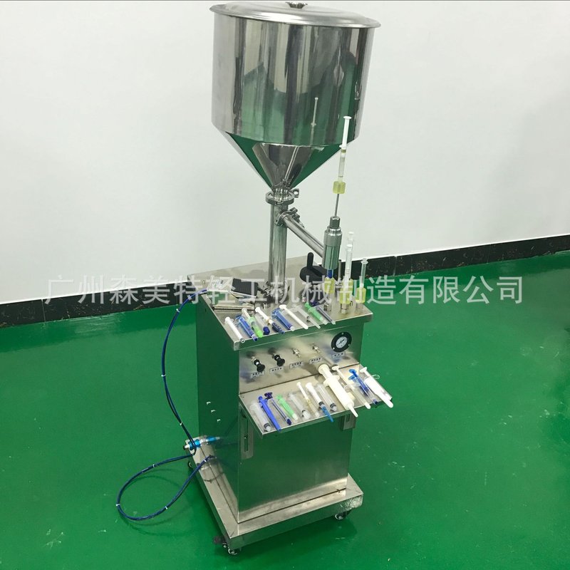凝胶灌装机0.3毫升针管灌装机推管式膏体灌装机注射器针管灌装机