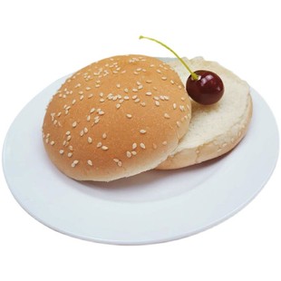 重庆麦亿堡面包胚双层汉堡胚香辣鸡腿堡汉堡包西餐店整箱144对