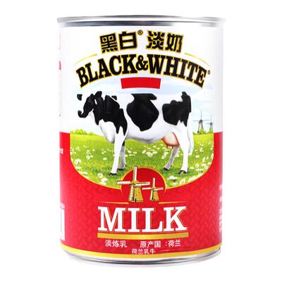 黑白淡奶400g荷兰进口全脂奶乳炼