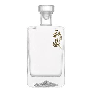 高档玻璃白酒瓶空瓶一斤家用封存分装散酒小酒瓶泡酒专用酒瓶定制