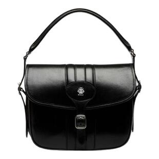 【尊享折扣】BALLY巴利BECKETT黑色牛皮革男士邮差包6309673