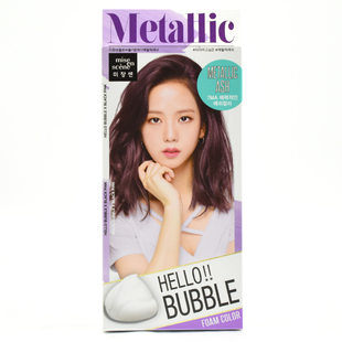 韩国爱茉莉泡沫苦亚麻黑茶流行色染发膏7k天然泡泡褪色剂cb头皮