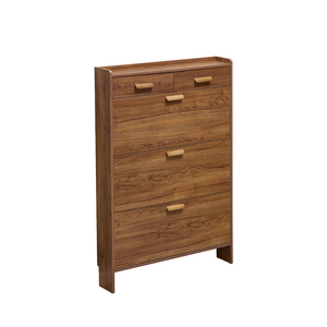 鞋柜超薄17cm经济型家用门口多功能简约现代收纳柜窄翻斗式小鞋架