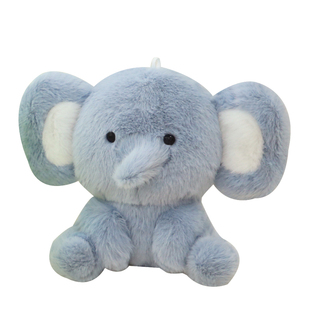 可爱桌伴娃娃小摆件玩偶陪伴毛绒玩具小象公仔学习搭子女生日礼物