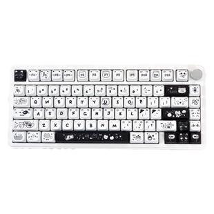 Maorbeng猫尔本MAO高度线条小猫140颗可爱十字热升华机械键盘键帽