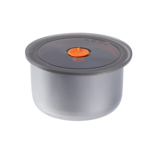 不锈钢保鲜盒带盖子保鲜碗家用冰箱收纳盒厨房圆形分装盒便当盒