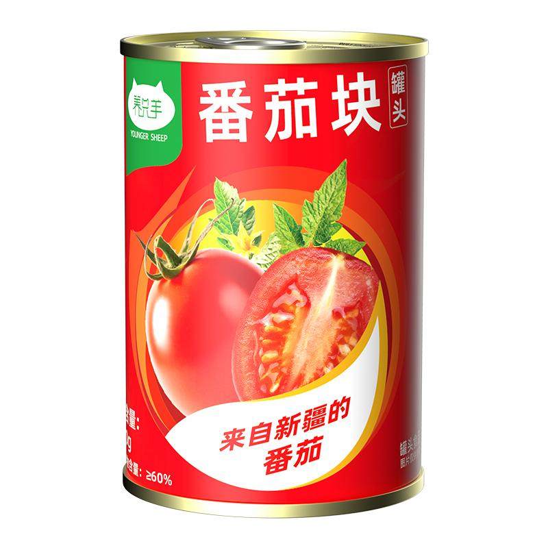 26款番茄块新疆新鲜番茄丁罐头