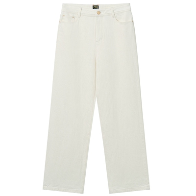 Hazzys哈吉斯休闲裤女士春夏季时尚潮流直筒裤纯色通勤舒适长裤