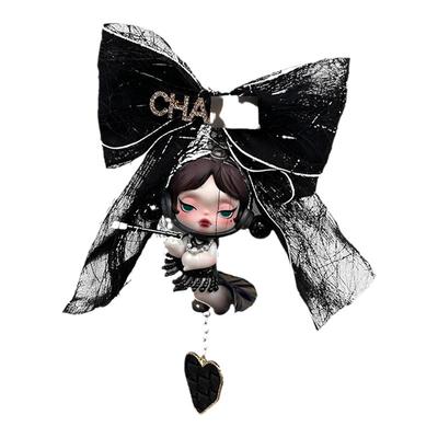 正版泡泡玛特sp聚光灯下后视镜车载挂件车饰摆件闺蜜diy礼物高级