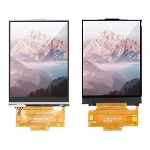 2.8寸液晶显示屏模块电阻电容触摸SPI串口4线240x320RGB焊接18pin