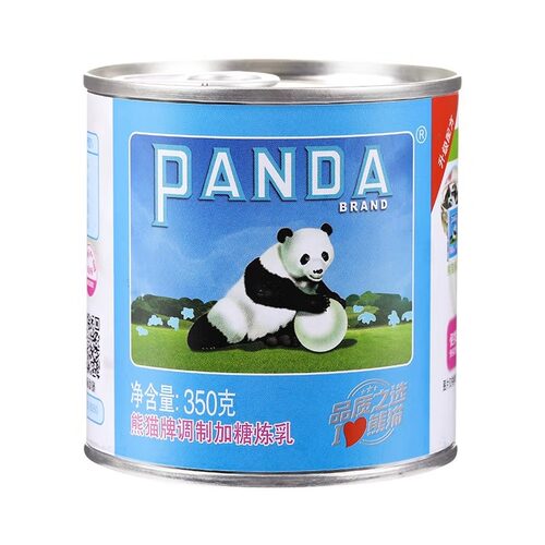 熊猫牌炼乳350g6罐家用商用夹心面包酱咖啡炼奶茶店专用蛋挞烘焙