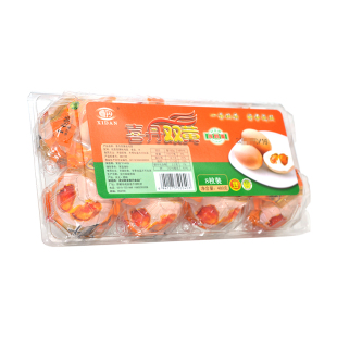 喜丹双黄咸鸡蛋60g*8枚真空熟食五香大个咸蛋下饭菜邯郸成安特产